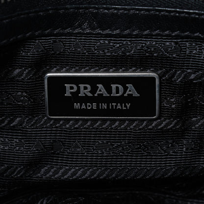 Prada Nappa Gaufre Shopping Satchel Black 5 of 11