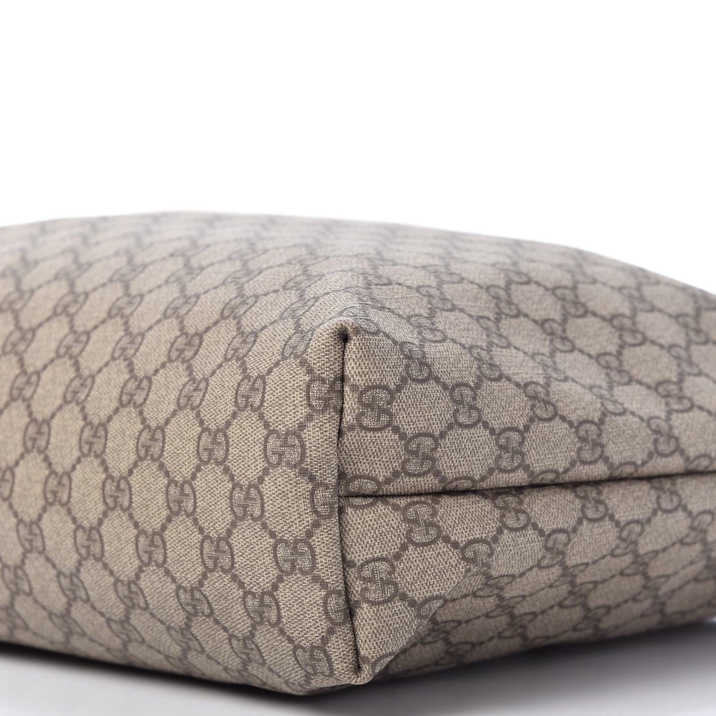 GG Plus Monogram Medium Signature Web Loop Tote Brown