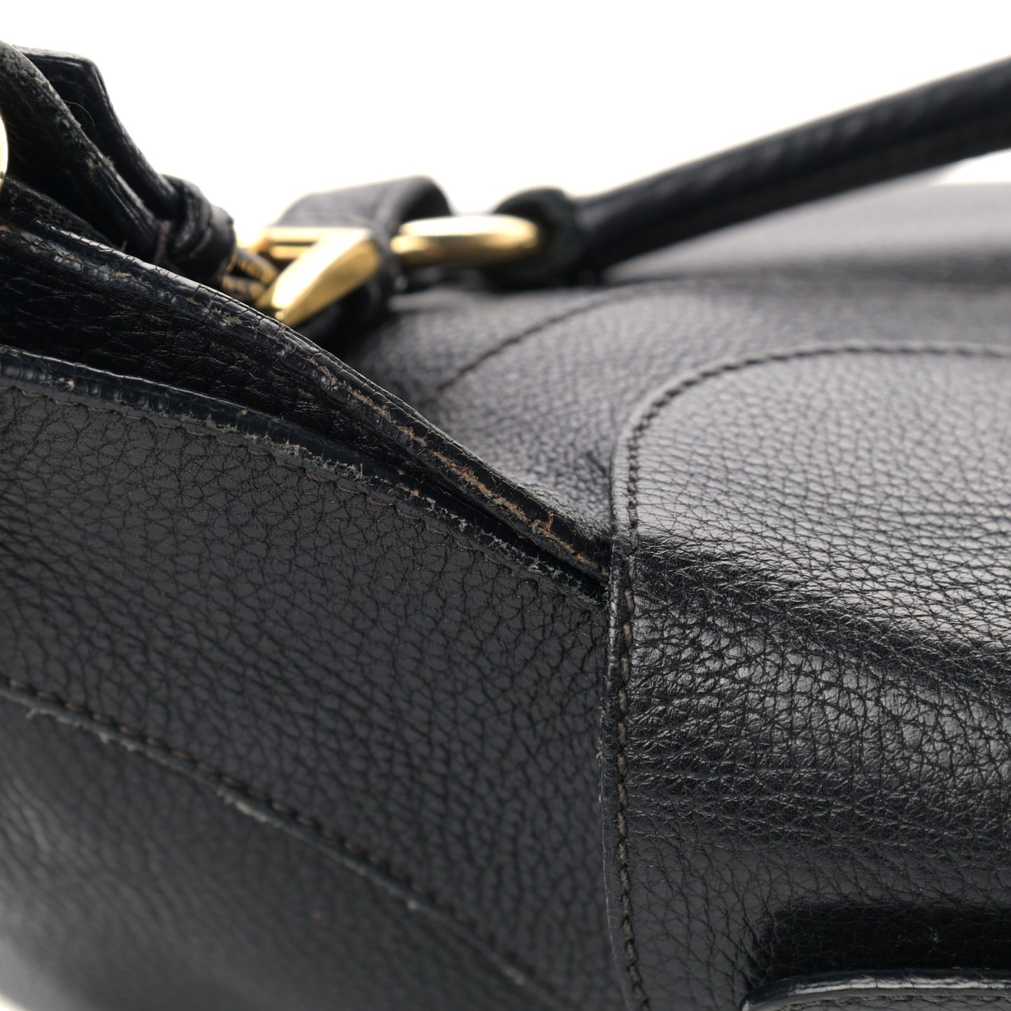Vitello Daino Pushlock Hobo Black