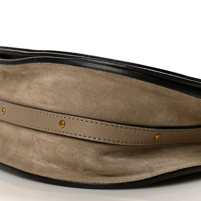 Chloe Calfskin Suede Medium Nile Bracelet Bag Motty Grey 9 of 9
