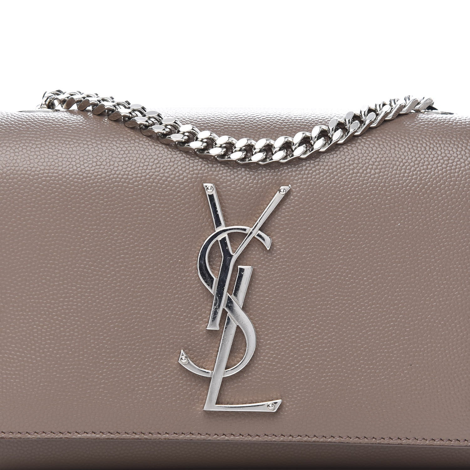 Saint Laurent Grain De Poudre Small Monogram Kate Satchel Fard 10 of 10