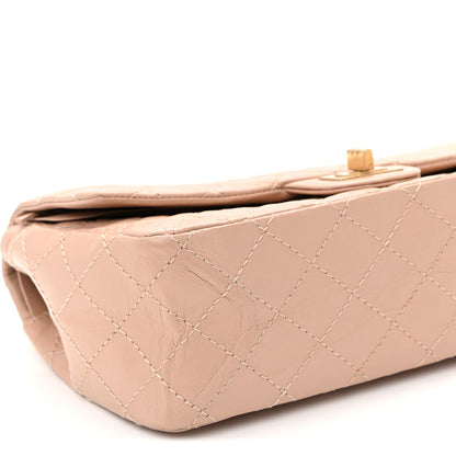 Chanel Aged Calfskin Quilted 2.55 Reissue 225 Flap Light Beige 9 of 10