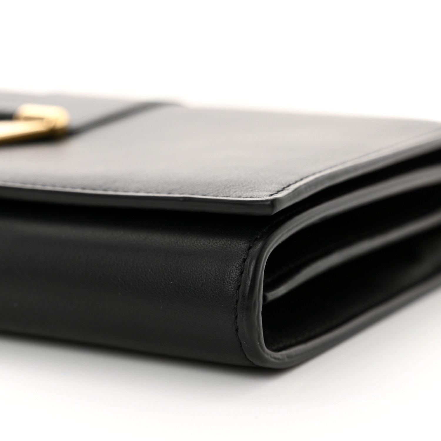 Saint Laurent Calfskin Classic Y Ligne Chain Wallet Black 10 of 11