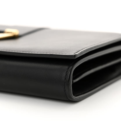 Saint Laurent Calfskin Classic Y Ligne Chain Wallet Black 10 of 11