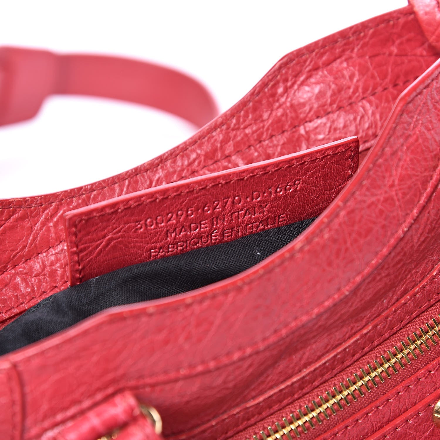 Balenciaga Agneau Classic Gold Hardware Mini City Rouge Sapphire 14 of 25
