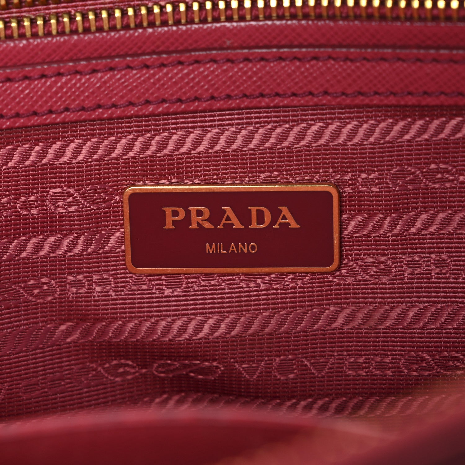 Prada Saffiano Medium Galleria Double Zip Tote Peonia 6 of 13