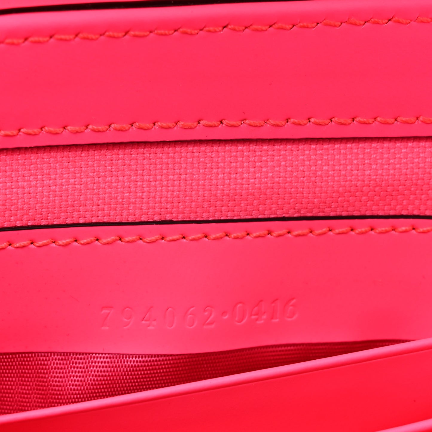 Calfskin GG Rubber effect Super Mini Bag  Pink