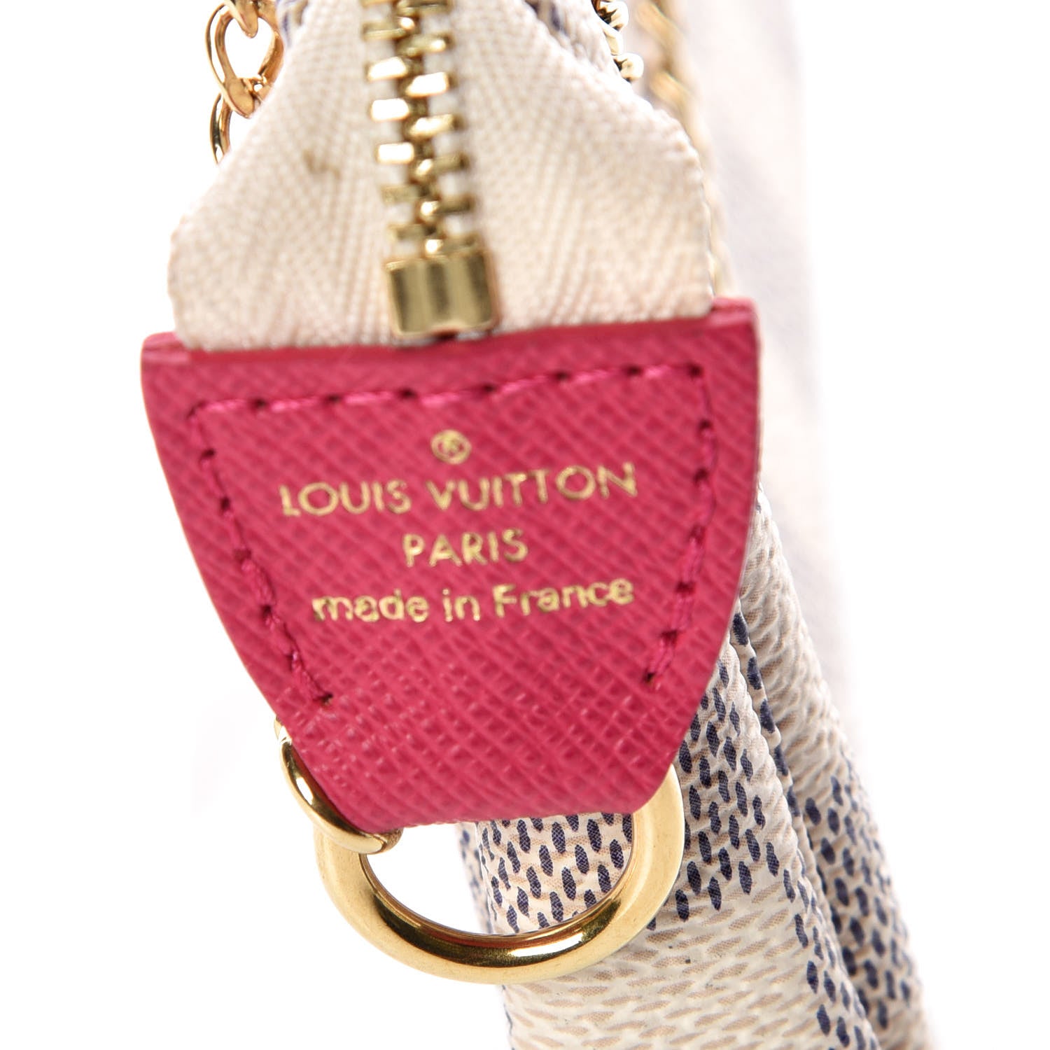 Louis Vuitton Damier Azur 2017 Christmas Animation Mini Pochette Accessories 5 of 9