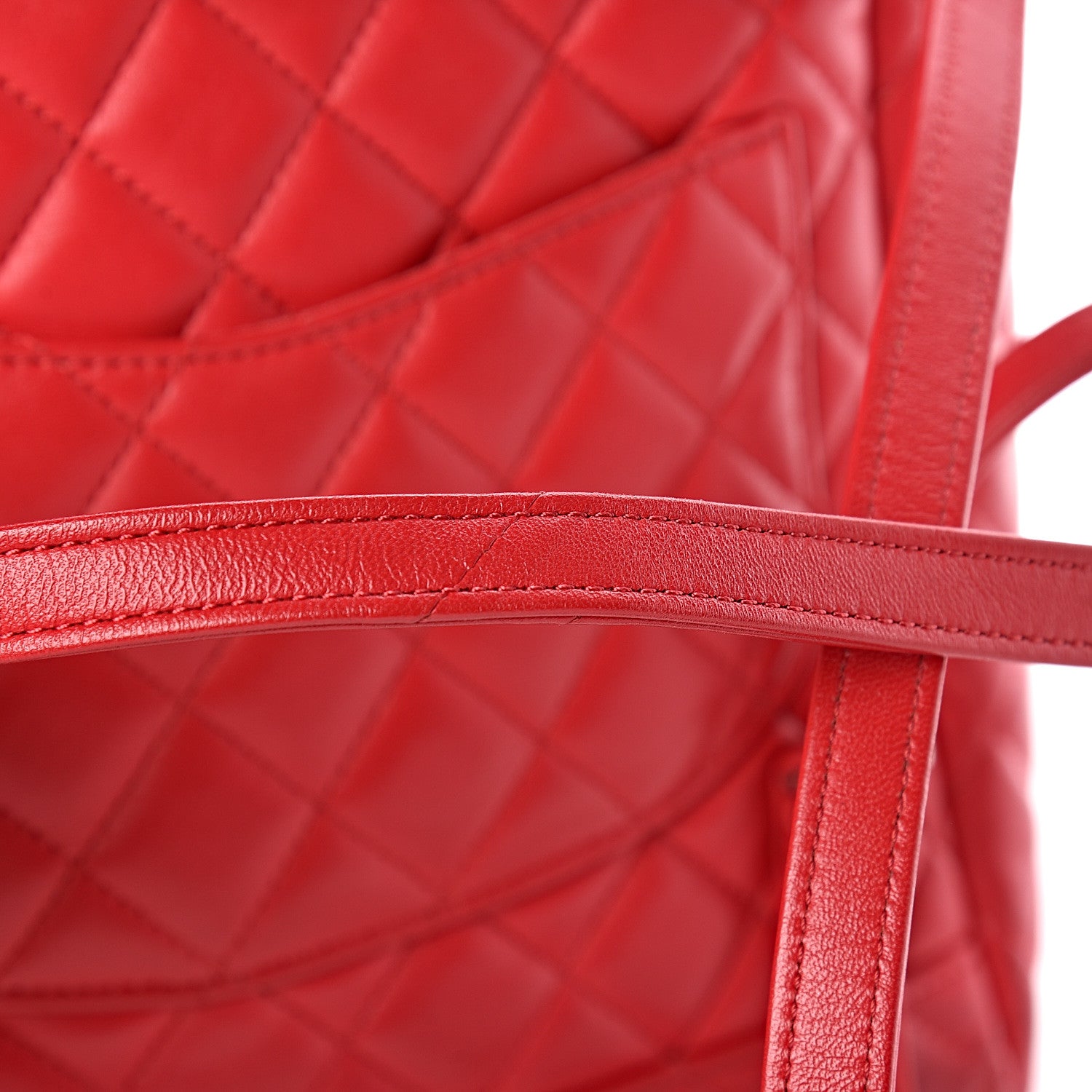 Chanel Lambskin Quilted Small Urban Spirit Backpack Red 13 of 17