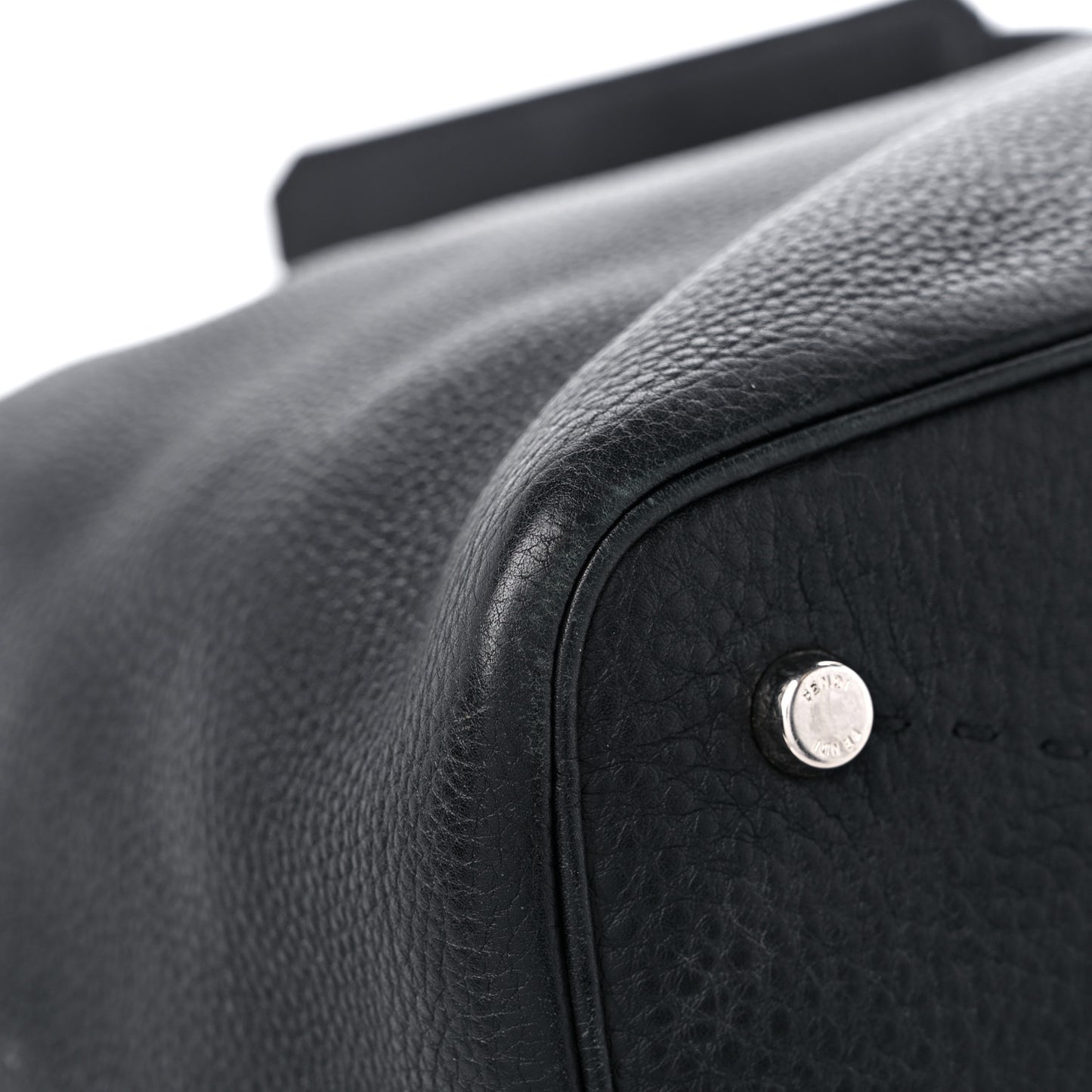 Cuoio Romano Selleria Large Anna Bucket Bag Black