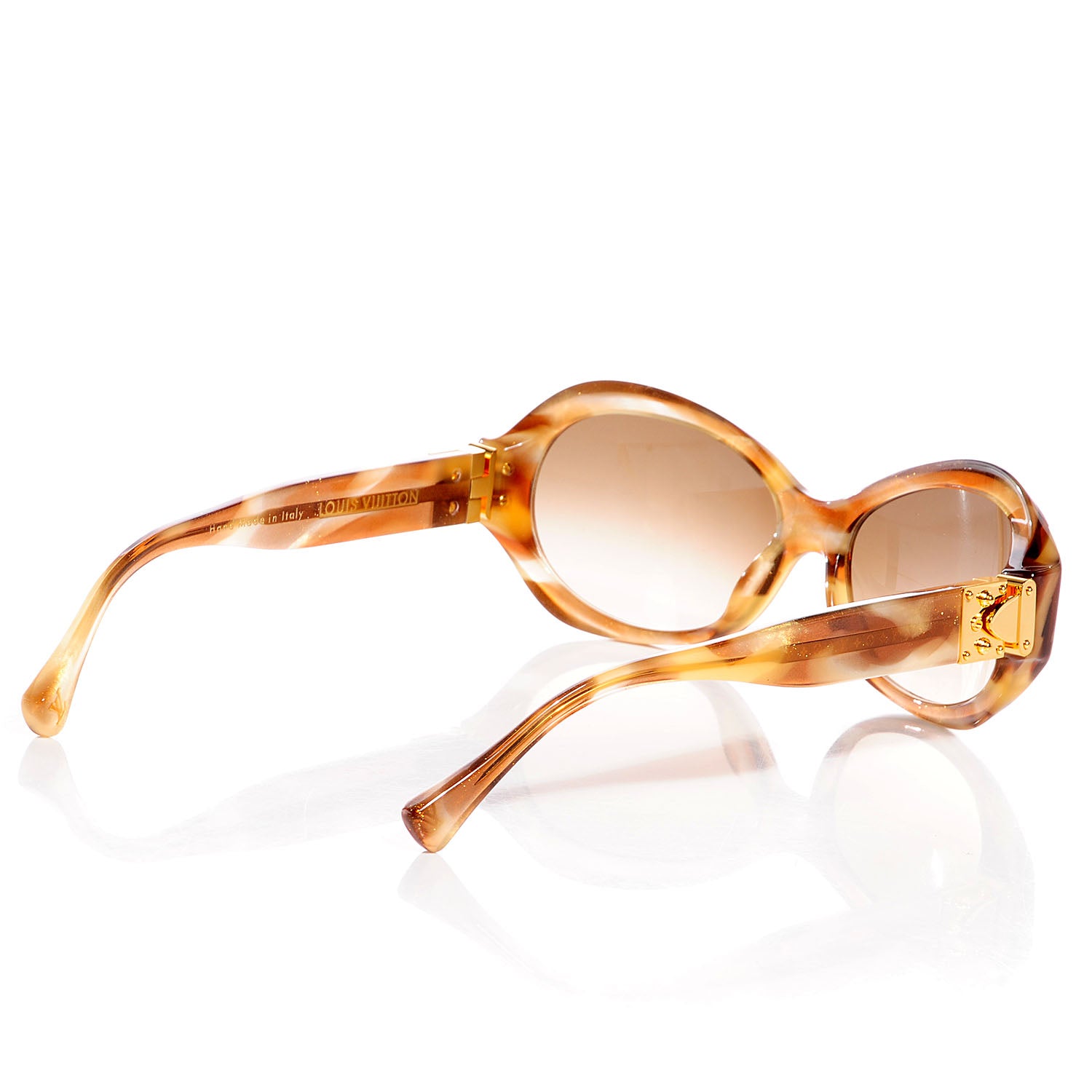 Louis Vuitton Soupcon Rond Sunglasses Light Glitter Honey 2 of 5