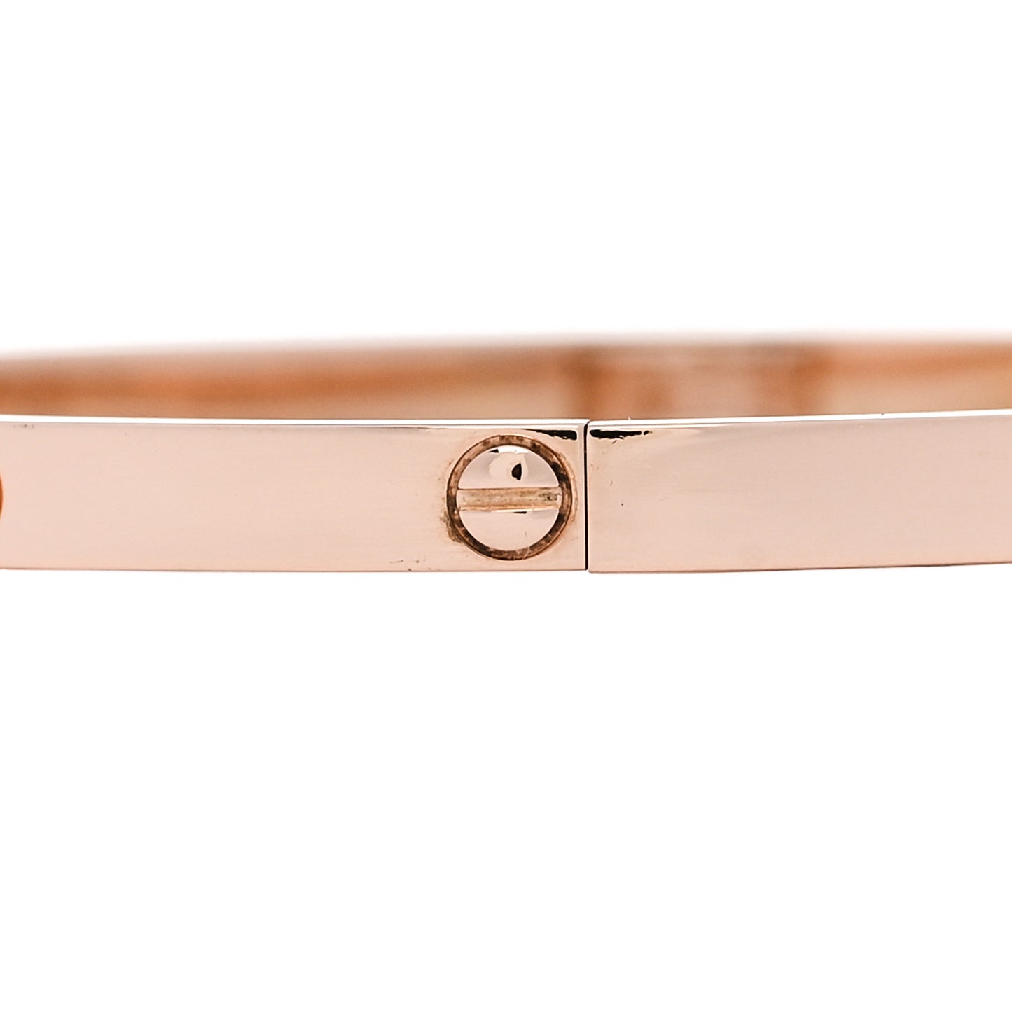 18K Pink Gold Small LOVE Bracelet 17