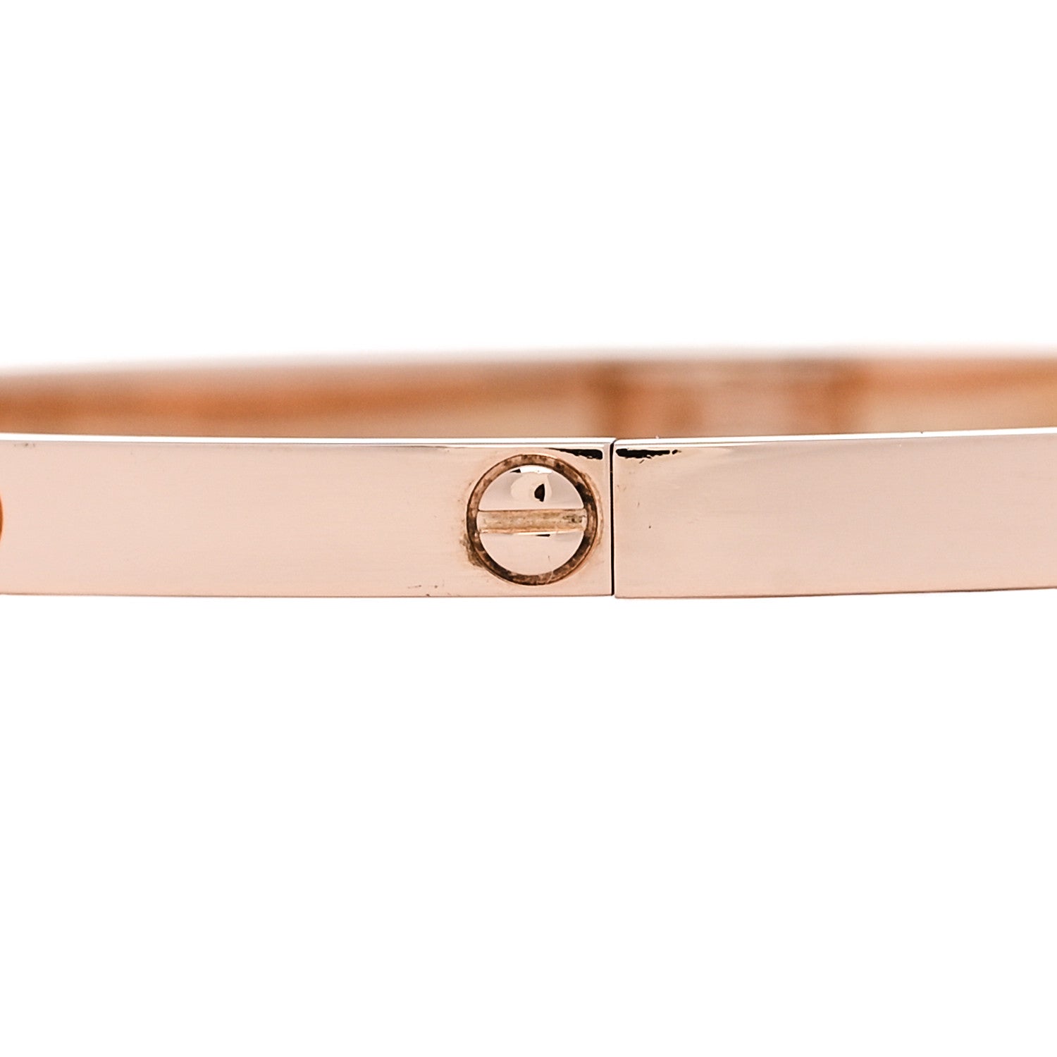 Cartier 18K Pink Gold Small LOVE Bracelet 17 4 of 8