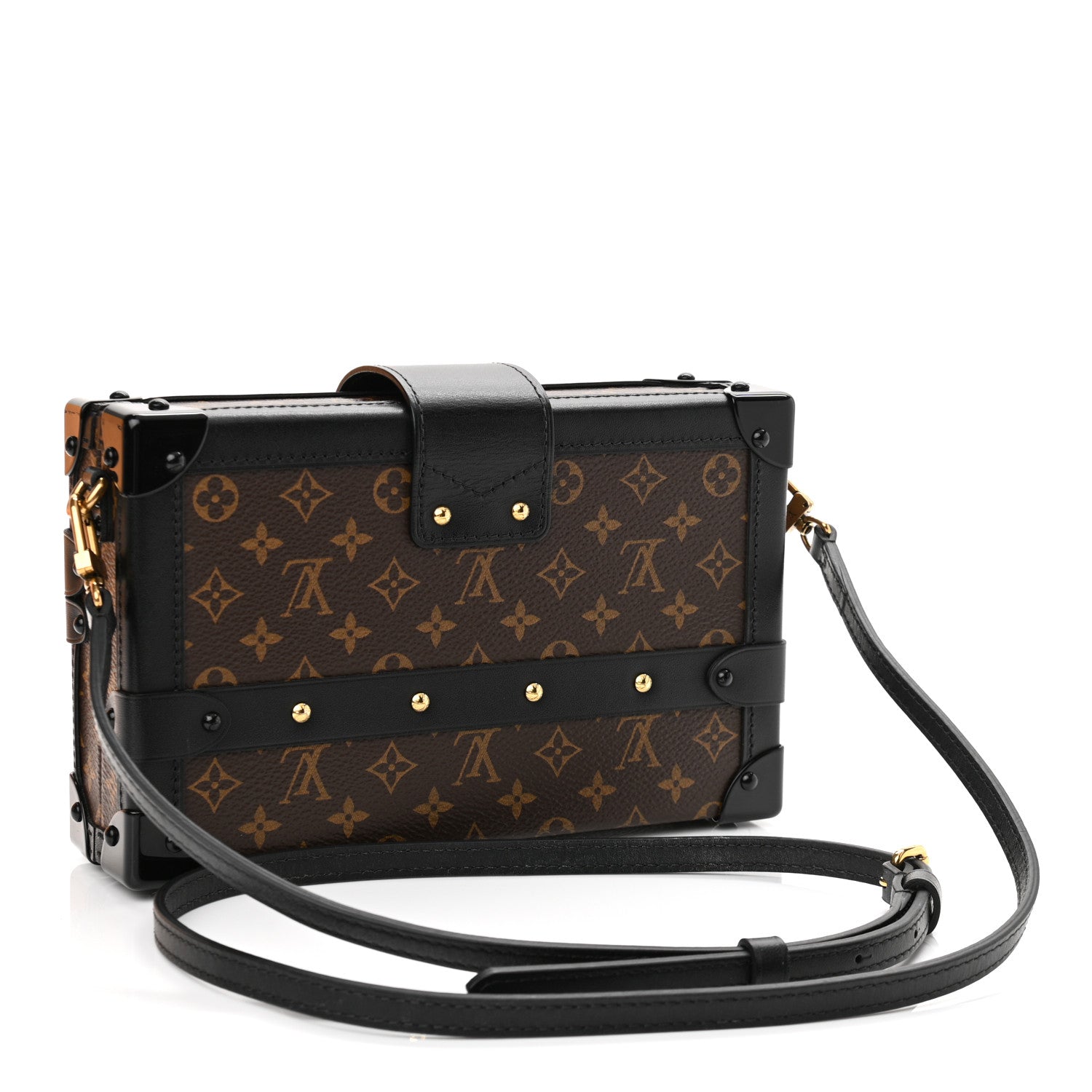 Louis Vuitton Monogram Petite Malle Black 3 of 11