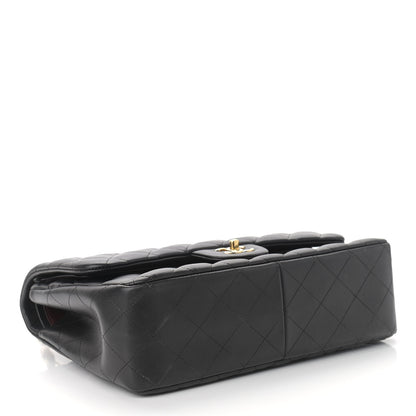 Chanel Lambskin Quilted Jumbo Double Flap Black 4 of 9