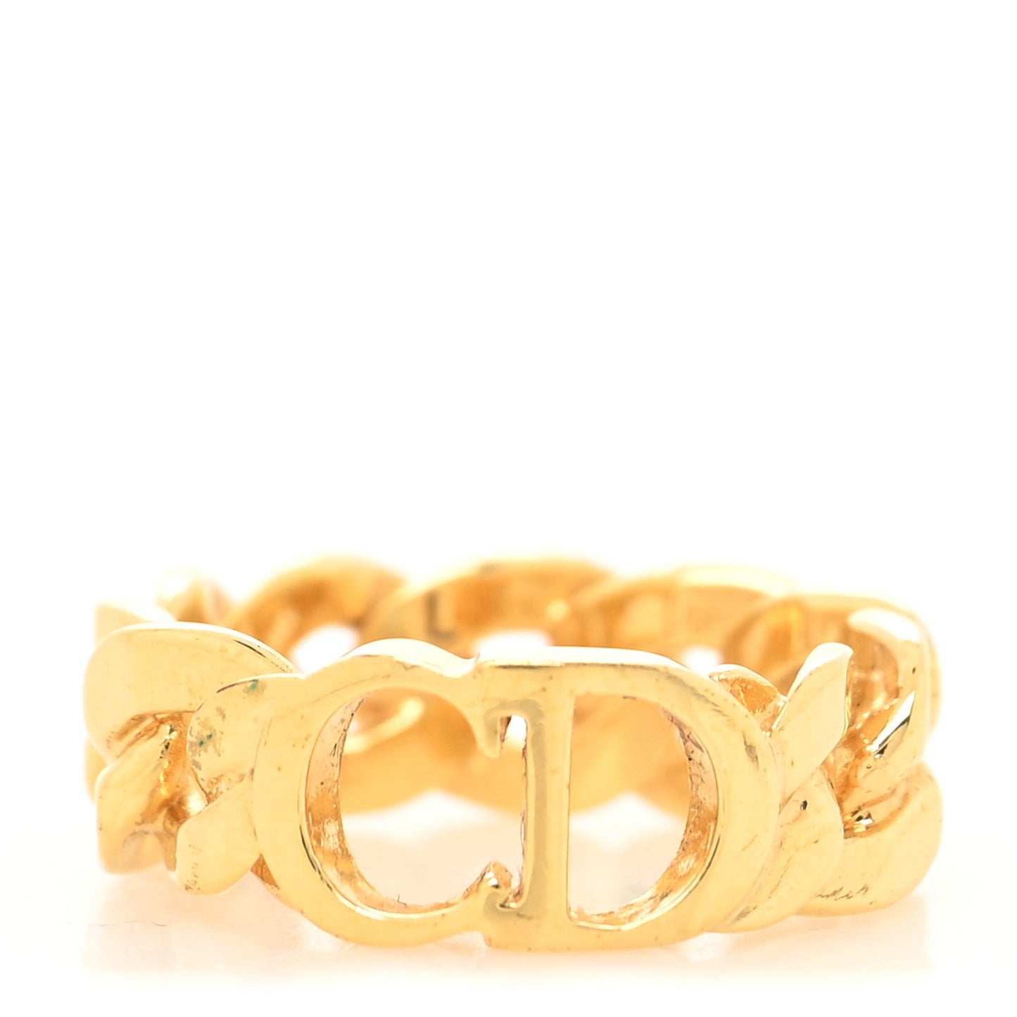 Metal Danseuse Etoile Chain Ring 7 Gold
