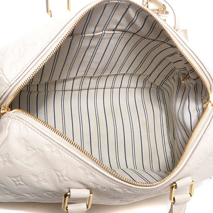 Louis Vuitton Empreinte Speedy Bandouliere 30 Neige 6 of 9