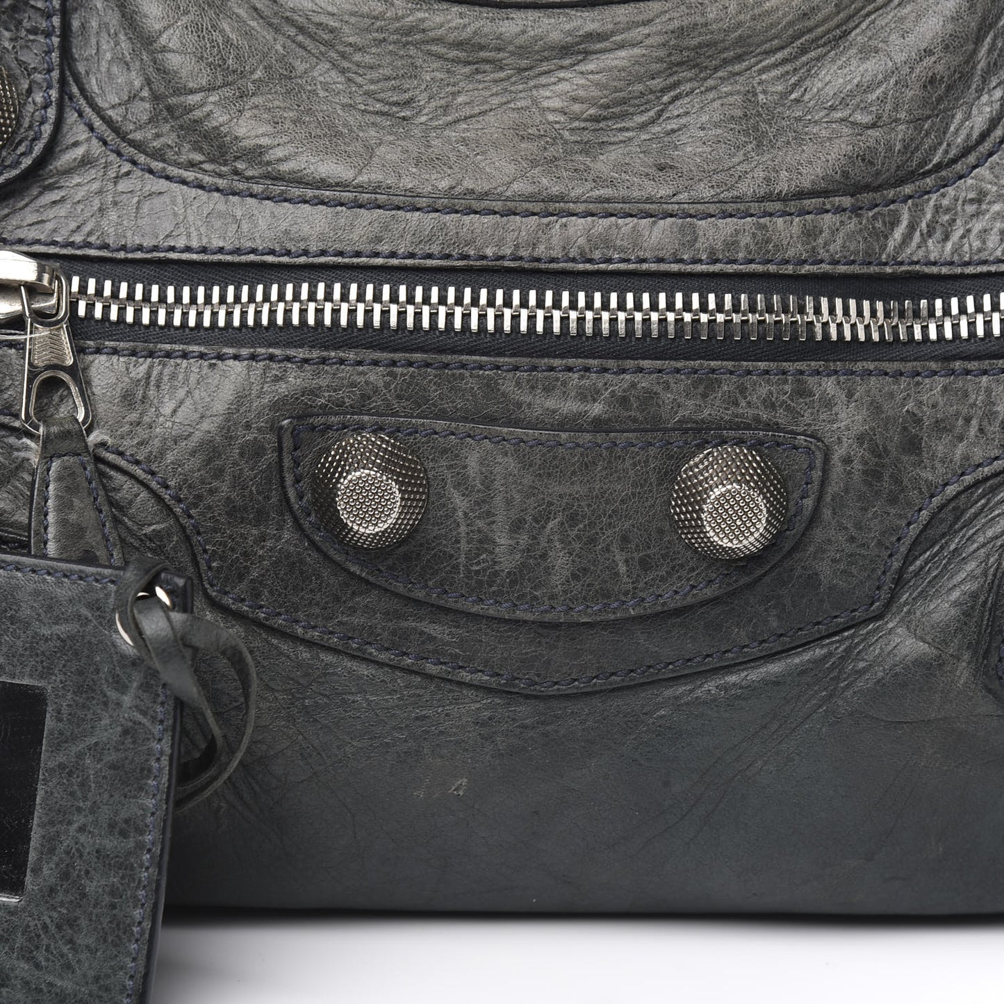 Agneau Giant 21 Silver Hardware City Grey