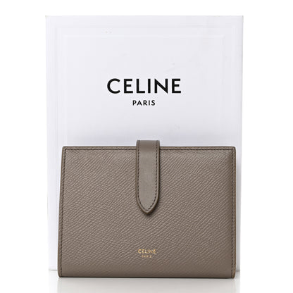 Celine Grained Calfskin Medium Multifunction Strap Wallet Pebble 8 of 8