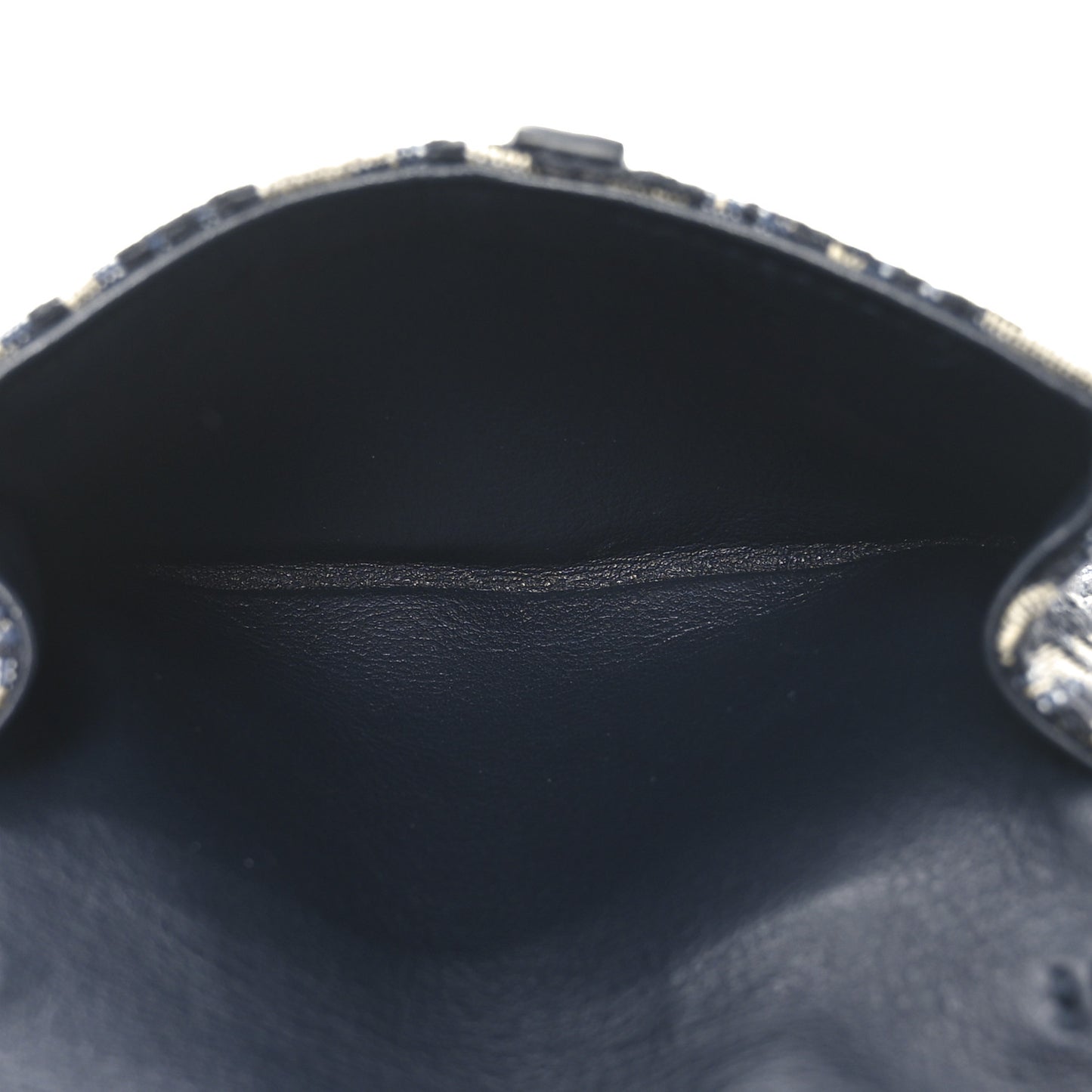 Oblique Nano Saddle Chain Pouch Blue