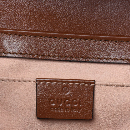 Gucci Azalea Calfskin Matelasse Diagonal Mini GG Marmont Shoulder Bag Cuir 6 of 13