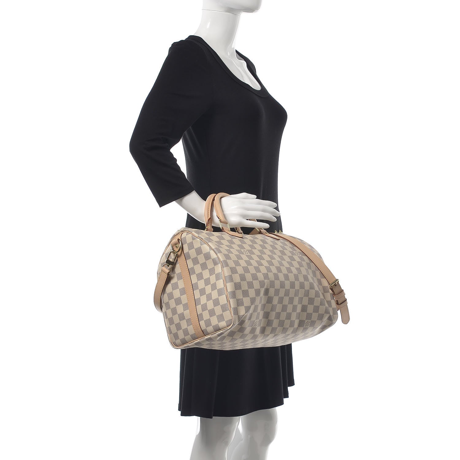Louis Vuitton Damier Azur Speedy Bandouliere 35 2 of 8