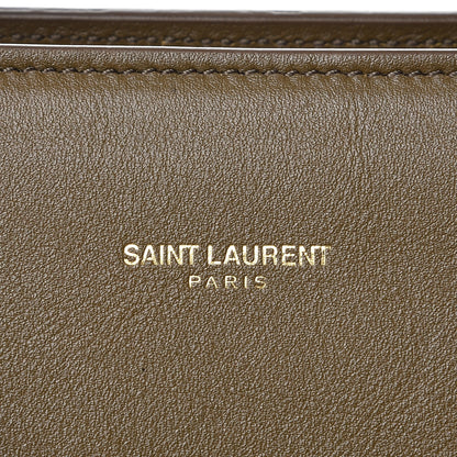 Saint Laurent Calfskin Small Sac de Jour Taupe 9 of 9