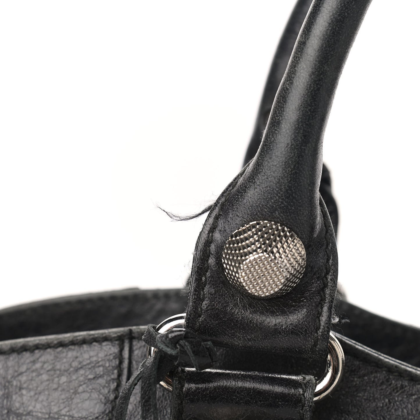 Agneau Giant 21 Silver Hardware Part Time Black