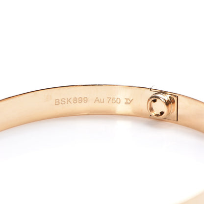 Cartier 18K Yellow Gold LOVE Bracelet 17 4 of 10