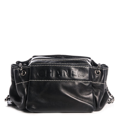 Chanel Lambskin Lax Accordion Hobo Black 1 of 7