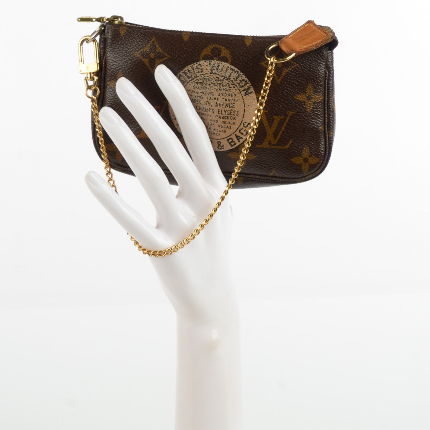 Louis Vuitton Monogram Complice Trunks and Bags Mini Pochette Accessories Beige 2 of 7