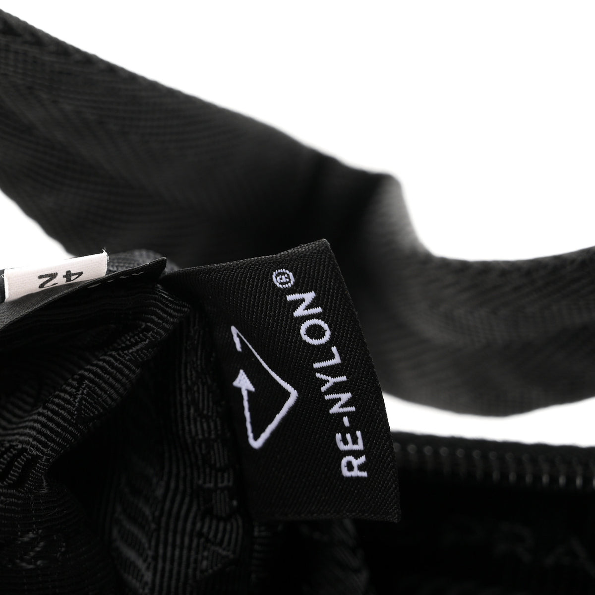 Prada Tessuto Nylon Mini Re-Edition 2000 Bag Black 8 of 11