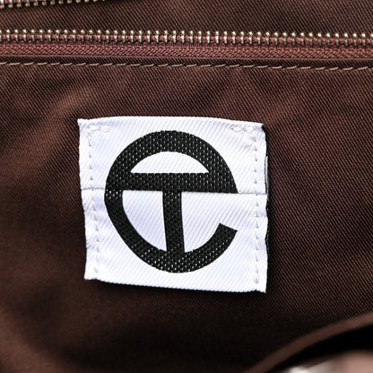 Telfar Vegan Leather Large Shopping Bag Chocolate 6 of 11