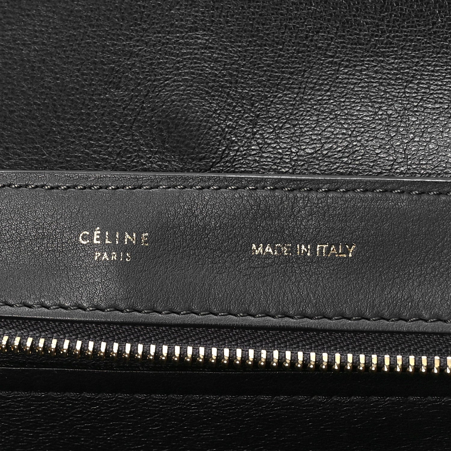 Celine Calfskin Suede Medium Tri-Color Trapeze Green 6 of 10