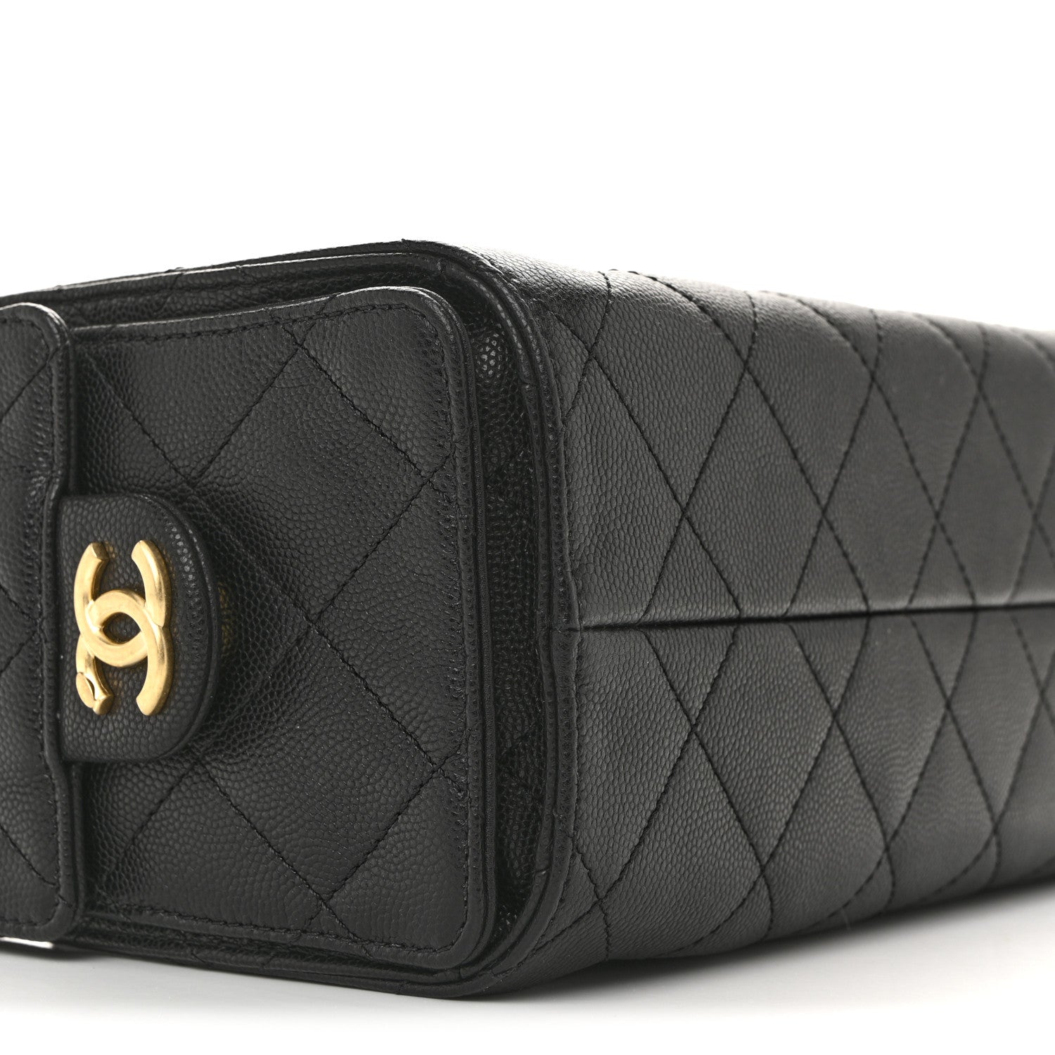 Chanel Caviar Quilted Mini Chanel 25 Handbag Black 9 of 11