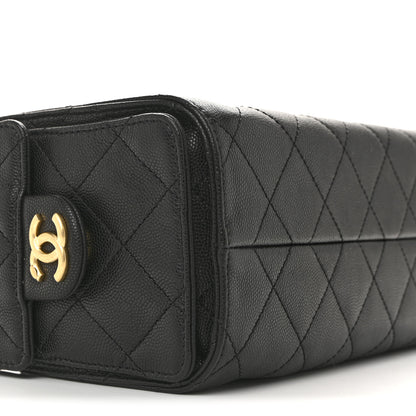 Chanel Caviar Quilted Mini Chanel 25 Handbag Black 9 of 11