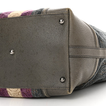 Gucci Velvet Horsebit Embossed Treasure Boston Multicolor 10 of 21