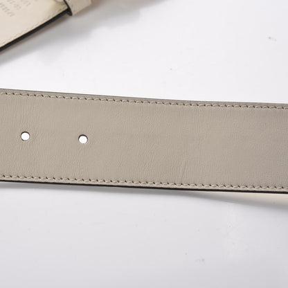 Gucci Calfskin Double G 40mm Belt 75 30 Mystic White 7 of 8