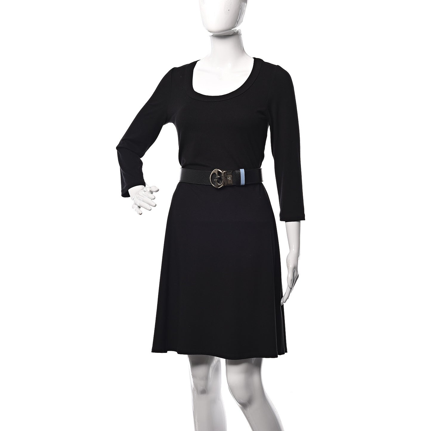 Dollar Calfskin 1973 Reversible Belt 90 36 Black Mineral Blue