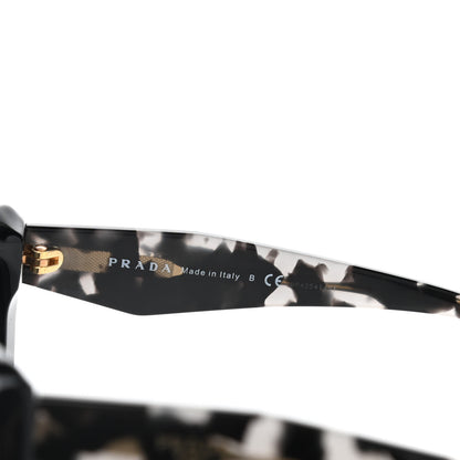 Prada Acetate Sunglasses SPR 16R Black Tortoise Grey 7 of 8