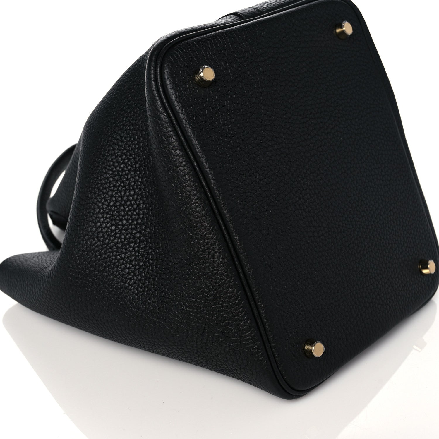 Hermes Taurillon Clemence Picotin Lock 22 MM Black 7 of 9