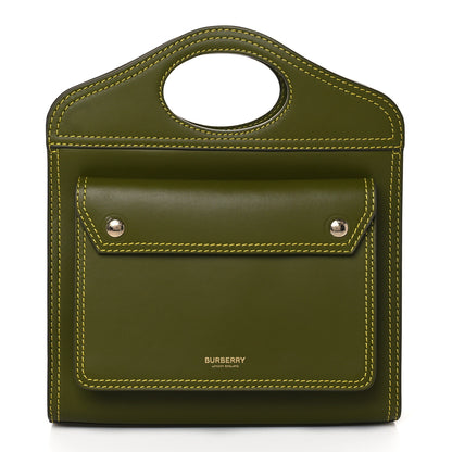 Burberry Smooth Calfskin Mini Pocket Bag Juniper Green 1 of 10