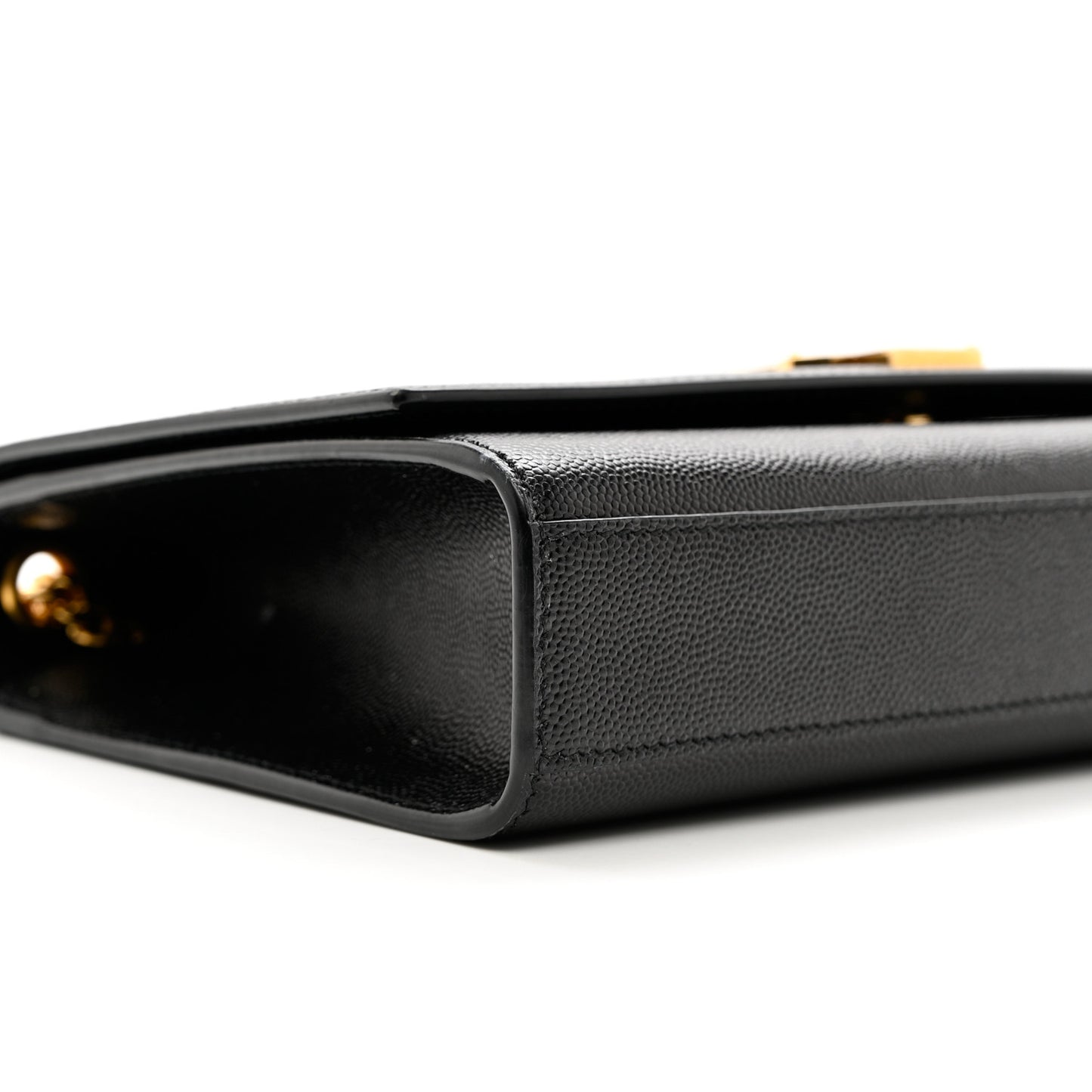 Grain De Poudre Medium Classic Monogram Kate Satchel Black