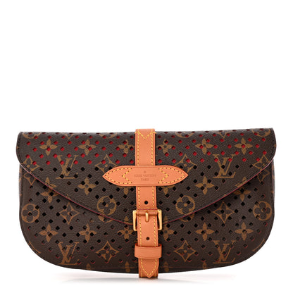 Louis Vuitton Monogram SC Flore Clutch Saumur Corail 1 of 6