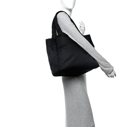 Prada Re-Nylon Padded Large Tote Black 2 of 11