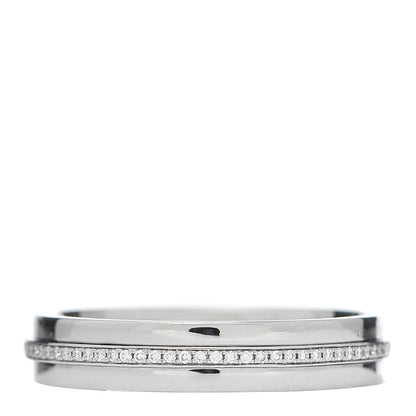 Tiffany 18K White Gold Diamond Narrow T Two Ring 65 11 3 of 5