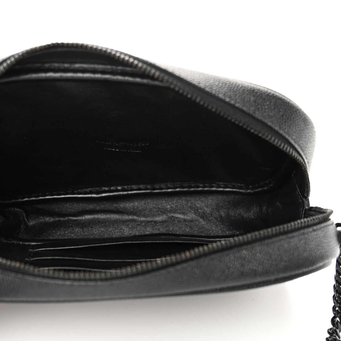 Grain De Poudre Matelasse Monochrome Monogram Mini Lou Camera Bag Black