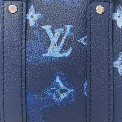 Louis Vuitton Monogram Ink Watercolor Keepall XS Blue 8 of 10