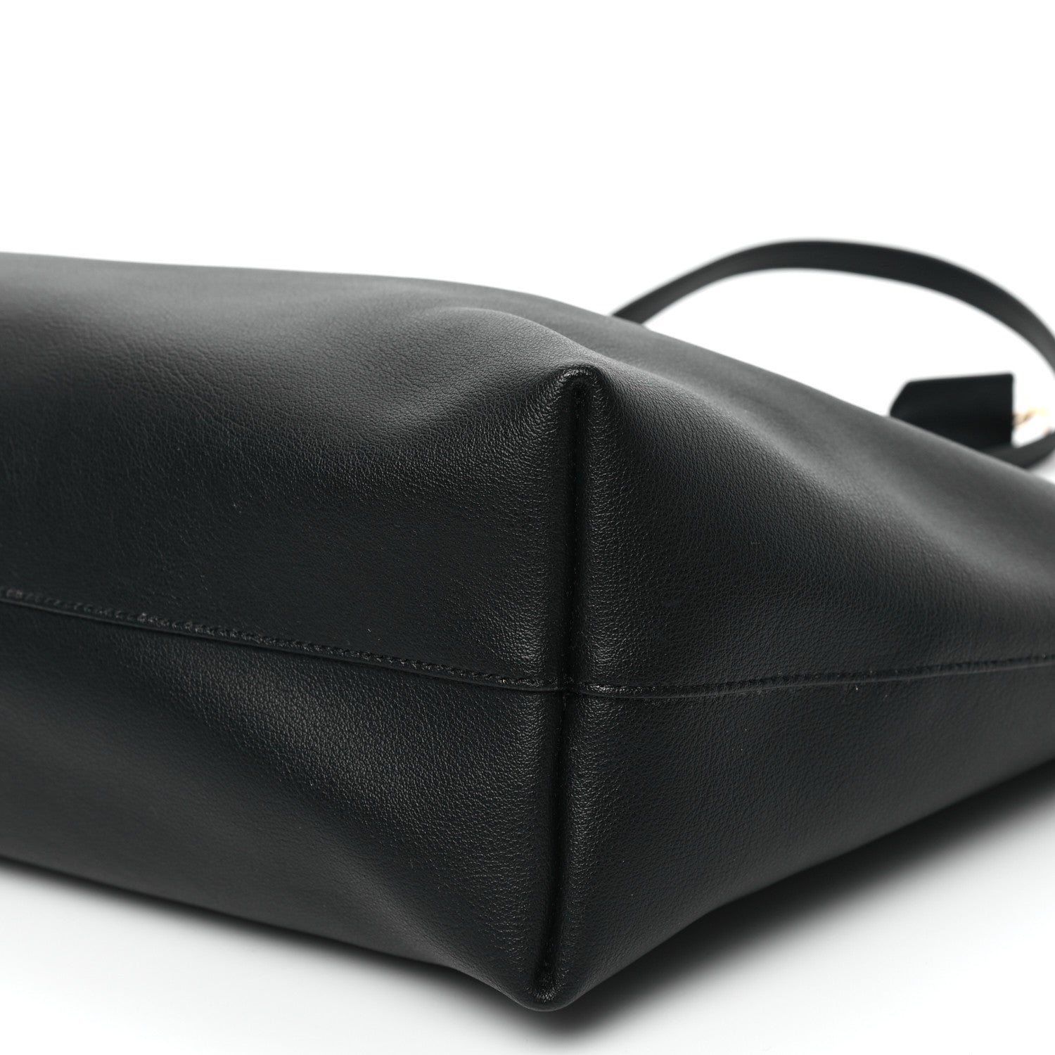 Saint Laurent Calfskin Large Shopping Tote Black 11 of 12