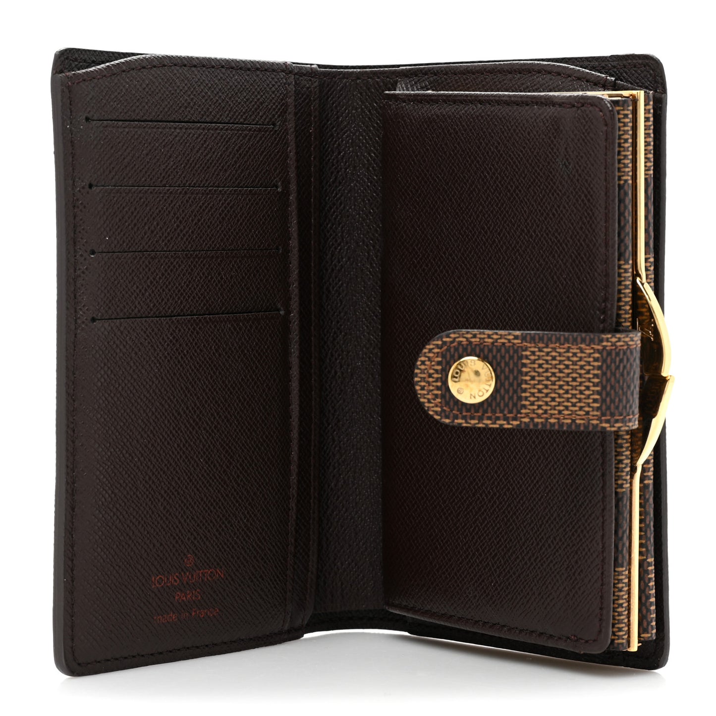 Damier Ebene French Purse Wallet
